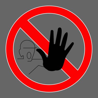 İşaret simgesi illüstrasyonu yok