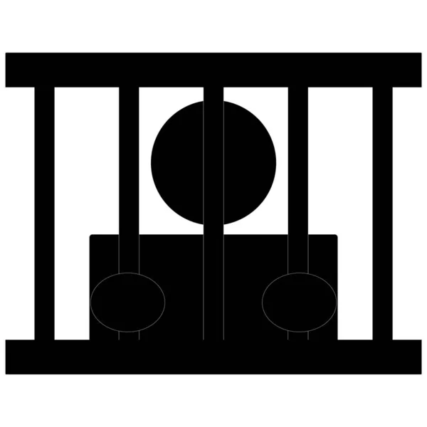 Dikenli tel simgesi, basit tarzı