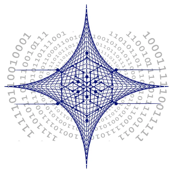 Uzay serisinin geometrisi. Fizik, matematik, teknoloji ve bilim konularındaki kavramsal ve eğrilerin fraktal ve fraktal elementlerin yaratıcı düzenlenmesi