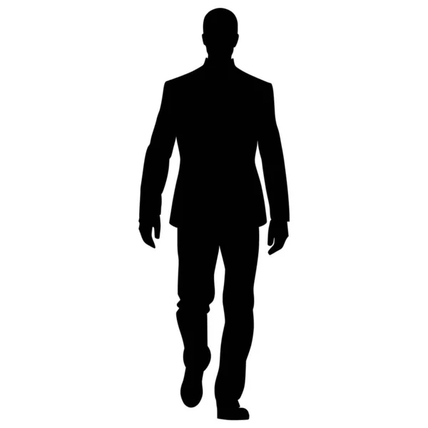 işadamı beyaz zemin üzerine siluet vektör.