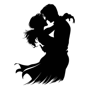 Beyaz arka planda kaç siluet vektör