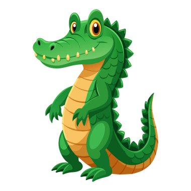 Çizgi film karakteri olan timsah