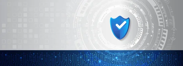 Sistema Segurança Dados Informações Proteção Rede Cibersegurança Proteção Dados Ícone — Vetor de Stock