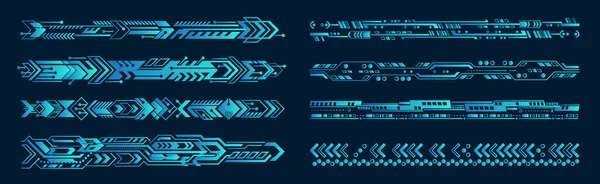 디자인 Hud 인터페이스 Tech Science Sci 컨셉트 — 스톡 벡터