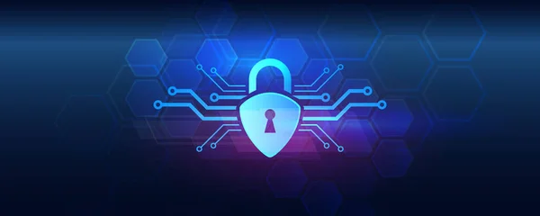 Protezione Dei Dati Privacy Concetto Sicurezza Internet Cyber Sicurezza Progetto — Vettoriale Stock