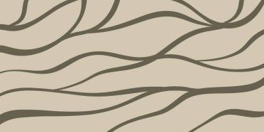 Yeşil palette küçük çizgiler olan minimalist desen. Organik markalar veya eko ambalajlama için ideal.