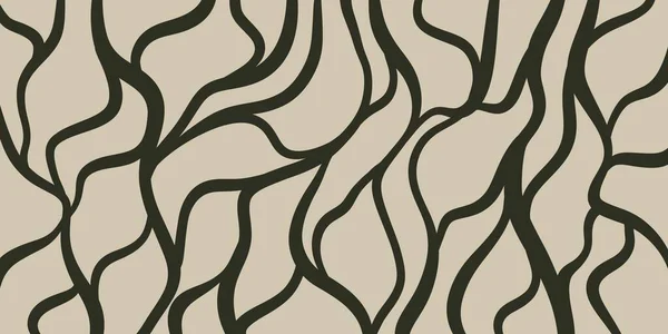   Birbirine dolanmış kökleri ya da ağaç damarlarını anımsatan bir desen. Doğal renk paleti eko-tasarım ve paketleme için uygundur.