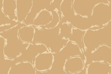 Yumuşak dalgalı şekilli açık kahverengi soyut akışkan desen ve ince harmanlama, huzur dolu görsellik için birebirdir.