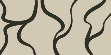 Dalga benzeri organik çizgiler ritim yaratıyor