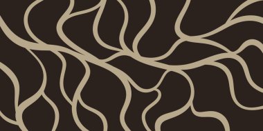 Kökleri ya da dalları andıran ince iç içe geçmiş bir doku.