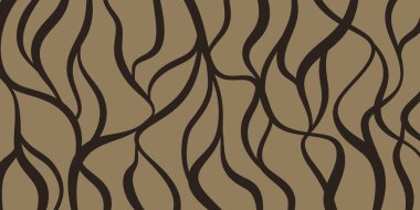 Bej arkaplanda ince, sarmal çizgileri olan soyut arkaplan