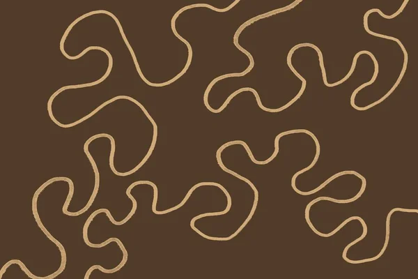 Sepya soyut organik desenli düzensiz dalgalar ve yumuşak harmanlama, klasik veya rustik tasarım projeleri için uygun