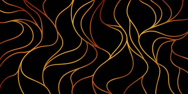 Zengin kehribar soyut deseni, parlak altın akışı çizgileri, zarif lüks dokusu