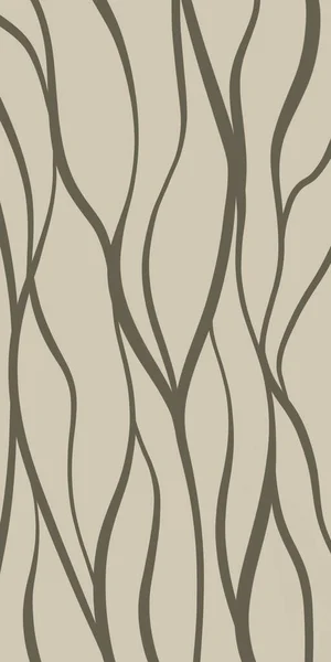 Kahverengi ve bej arkaplanda dikey dalgalı çizgiler