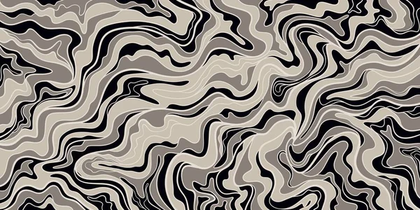 Siyah ve bej palette akan çizgilerle soyut arkaplan