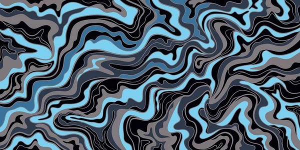 Mavi tonlarda dinamik çizgilerle soyut arkaplan