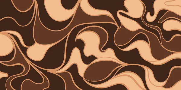 Koyu kahverengi tonlarda kamuflaj deseni