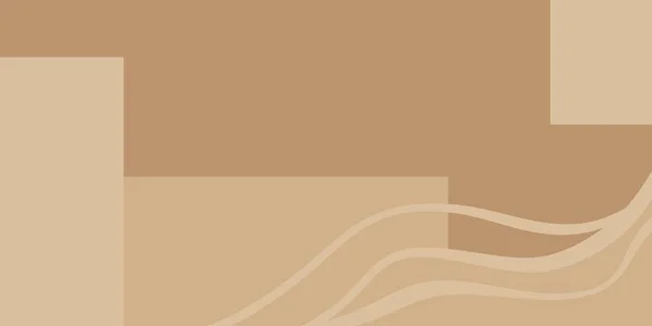 Kahverengi ve bej renkli pürüzsüz çizgilerle soyut minimalist arkaplan