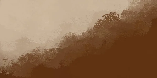 Sıcak kahverengi palette akış çizgileri olan organik desen. Arka planın yarısı kahverengi ve bej rengi.