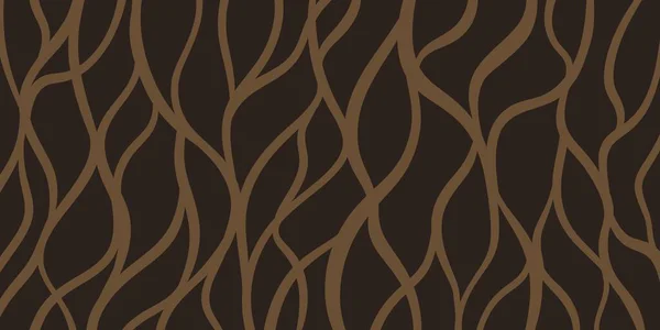 Koyu arkaplan üzerinde iç içe geçmiş çizgilerle soyut desen