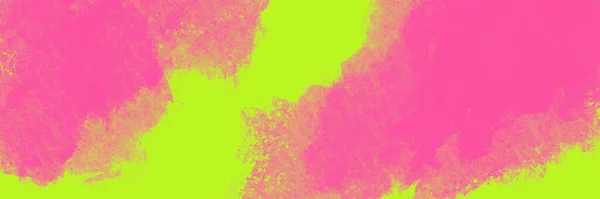 Sarı-yeşil dinamik akışına sahip soyut dalgalı Fuchsia çizgileri ve lüks bir eğlence ve kusursuz markalar için harika bir lüks.