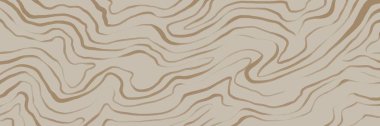 Karmaşık çizgiler ve doğal hareketlerle bej rengi soyut ve yoğun dalgalı doku, lüks ahşap tahıl, saç veya organik dikişsiz arka planlar için harika.