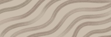 Katmanlı çizgiler ve dinamik hareket ile bej soyut dalgalı doku, lüks topografik harita veya dikişsiz arkaplan için harika