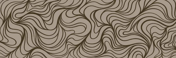 Yumuşak beyaz hatları ve zarif doğal derinliği olan bej rengi soyut dalgalı desen, lüks topoğrafya, harita görselleştirmesi veya meditasyon primli kusursuz tasarımlar için harika.