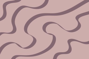 İnce gül ve gri soyut dalga kusursuz desen, lüks kırtasiye ve kozmetik ambalaj için gelişmiş minimalist tasarım