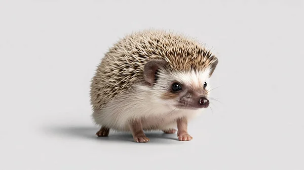 Yumuşak gölgeler ve tarafsız bir arkaplan ile temiz bir stüdyo ortamında küçük bir köpek oturmaktadır.