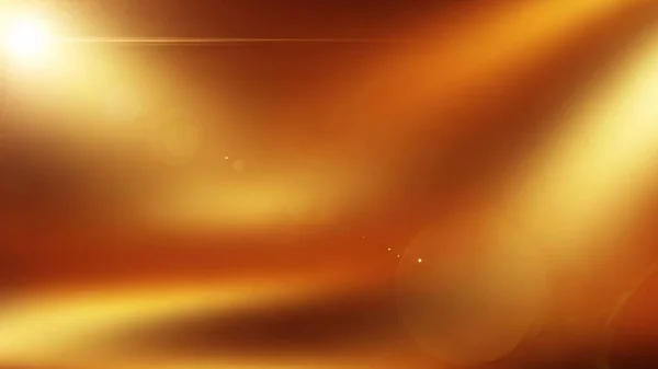 Arkaplan ve tasarım projeleri için uygun yumuşak bir soyut kompozisyon, sıcak altın ışık yolları ve düz hareket bulanıklığı ile