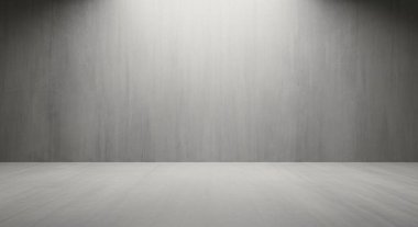 Tek renkli stüdyo sahnesi. Parlak bir sahne ışığı altında, zemin ve zemin düz..