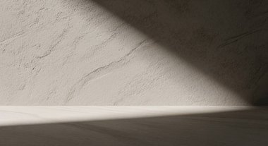 Kavisli gölgeli mermer bir yüzeye yakın durarak kontrastlı ve geometrik çizgiler oluşturur..