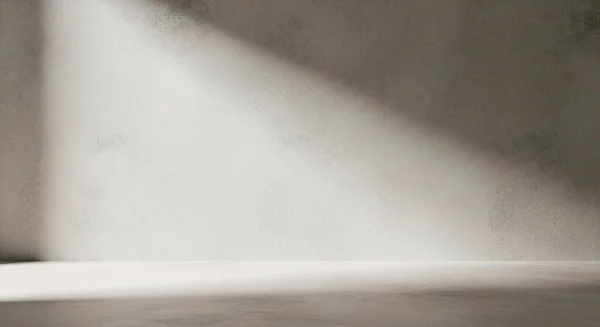 Yayılmış ışık ve pürüzsüz gri bir yüzey ince gölgelerle soyut bir hava yaratır..