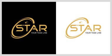 Typography Metin Yıldızı, Logo Tasarım İlhamı.