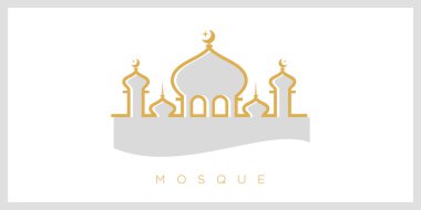 Cami silueti vektörü Ramadhan kareem