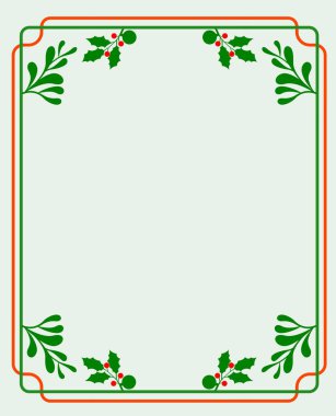 holly ile Noel çerçeve