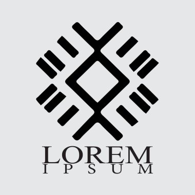 Çarpıcı geometrik soyut logo tasarımı gelişmiş marka kimliği ve kurumsal amblem oluşturma için modern, minimalist estetik bir mükemmellik sunar.