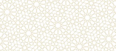 Soyut altın beyaz çizgi. Geometrik yıldız şekilli doku arka planı. Geleneksel düzen. retro biçimli konsept.