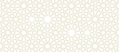 Soyut altın beyaz çizgi. Geometrik yıldız şekilli doku arka planı. Geleneksel düzen. retro biçimli konsept.