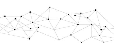 Soyut siyah beyaz altıgen. Geometrik çokgen doku arka planı. Bilimsel teknoloji. ağ kavramı.