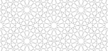 Soyut siyah beyaz çizgi. Geometrik yıldız şekilli doku arka planı. Geleneksel düzen. retro biçimli konsept.