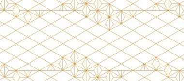 Soyut altın beyaz çizgi. Geometrik altıgen doku arka planı. Japon yaprağı şebeke şablonu. retro biçimli konsept.