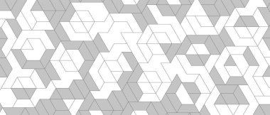 Soyut gri beyaz altıgen. Geometrik çokgen doku arka planı. Üçgen desen. mimari kavram.