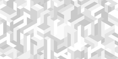 Soyut gri beyaz altıgen. Geometrik çokgen doku arka planı. Üçgen desen. mimari kavram.