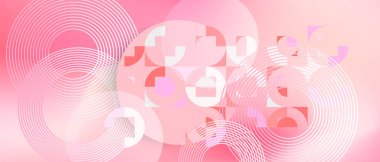 Soyut pembe şerit çizgisi. Geometrik daire dokusu arka planı. Fütürist teknoloji. retro biçimli konsept.