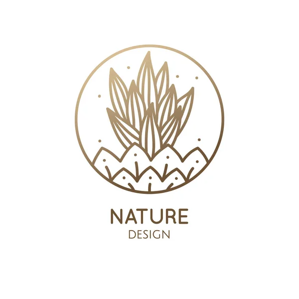 Modèle de logo Cactus — Image vectorielle