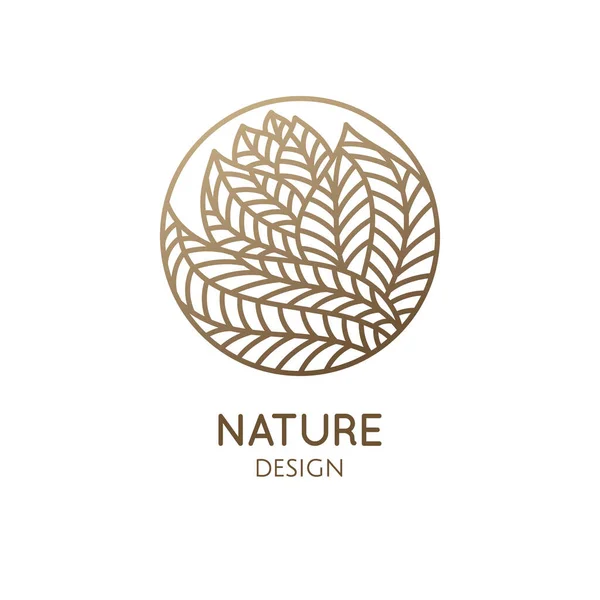 Logo tropikalnej rośliny — Wektor stockowy