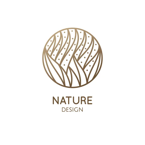 Логотип тропических растений — стоковый вектор