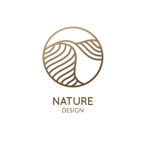 Estructura de patrón de logotipo simple del desierto — Vector de stock